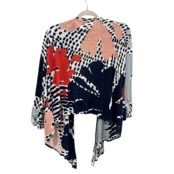 NIC+ZOE Art Scene 4 Way Linen-Blend Cardigan Size XL NWOT - Picture 3 of 8